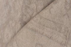 Antique Gray Turkish Sivas Rug, Gray Field, Ivory Borders