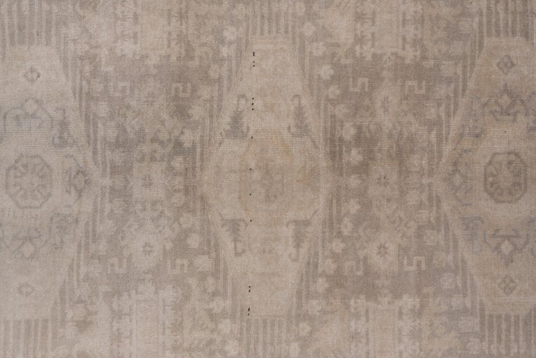Antique Gray Turkish Sivas Rug, Gray Field, Ivory Borders For Sale at ...