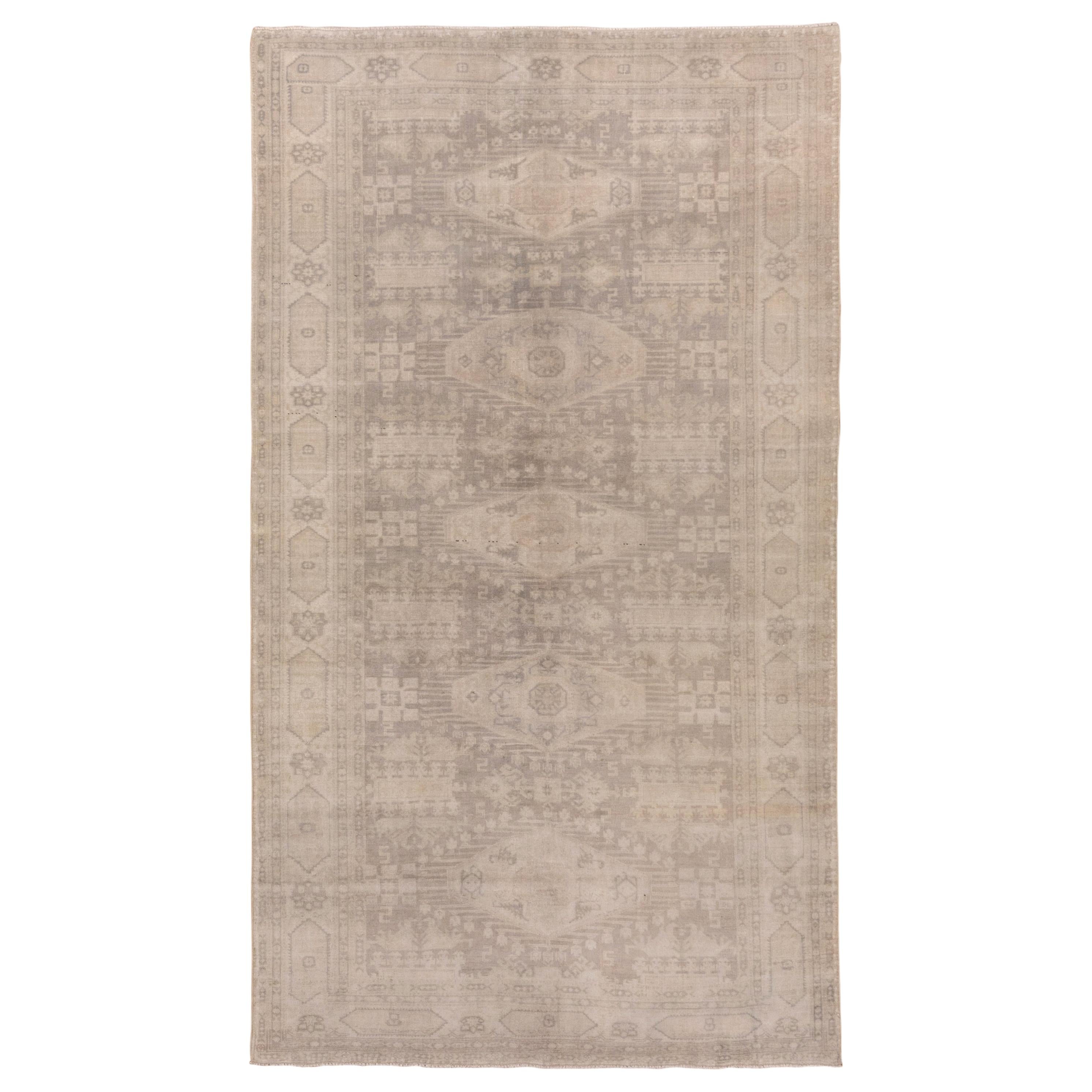 Antique Sivas Rug, Ivory Field For Sale at 1stDibs