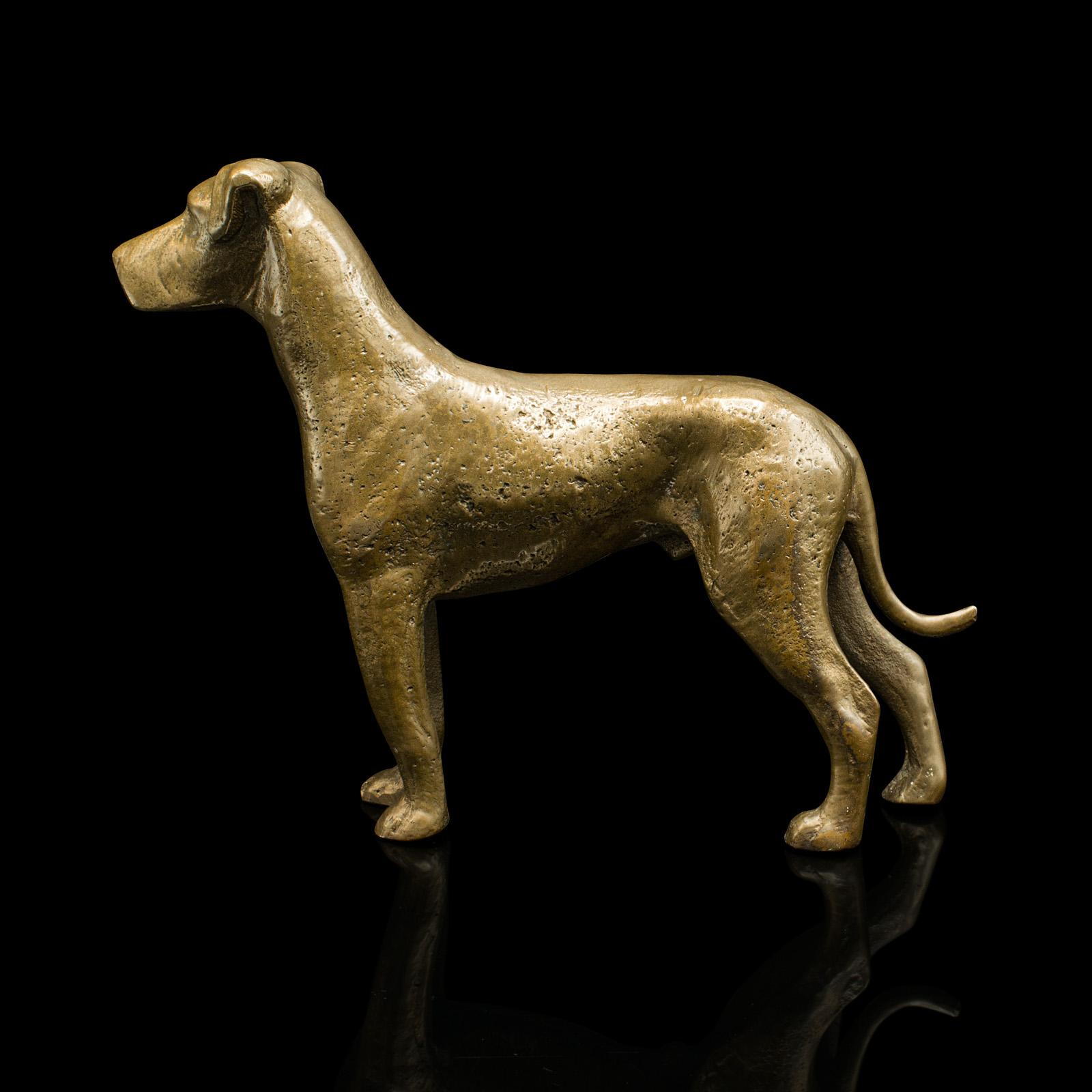 Antike Großwildlederfigur, englisch, Bronze, dekorativ, Hundestatue, viktorianisch (Spätviktorianisch) im Angebot