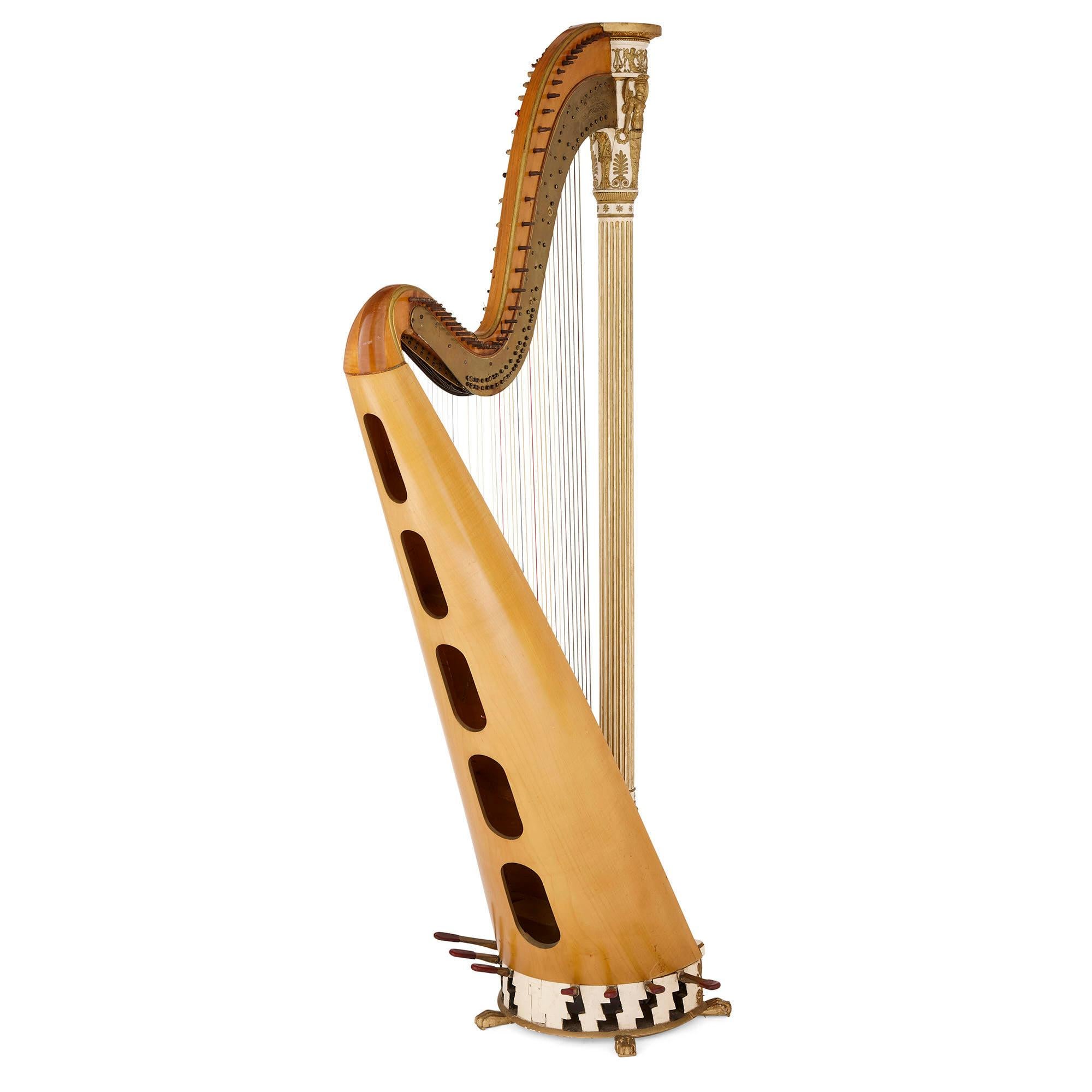 antique harp