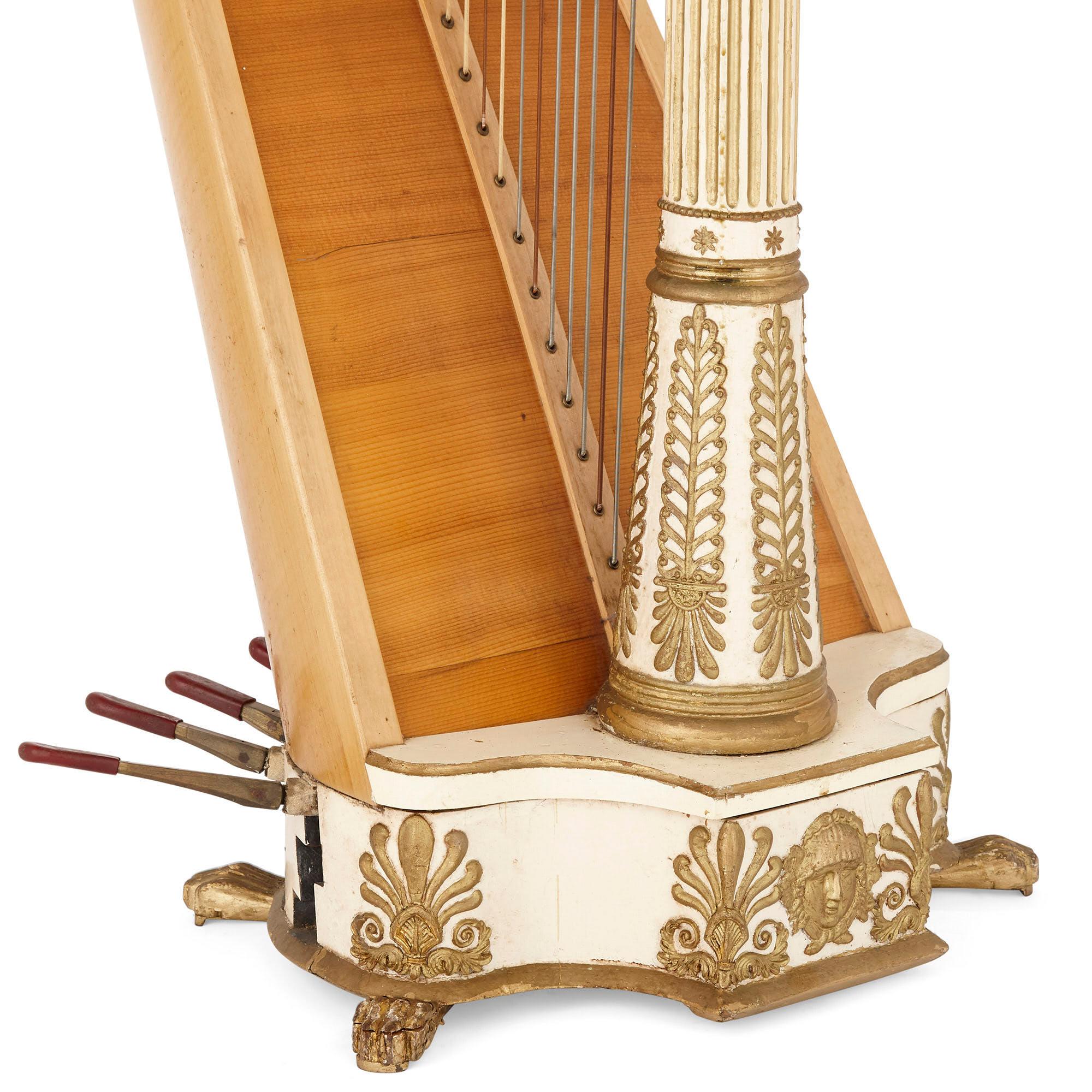 antique harp for sale