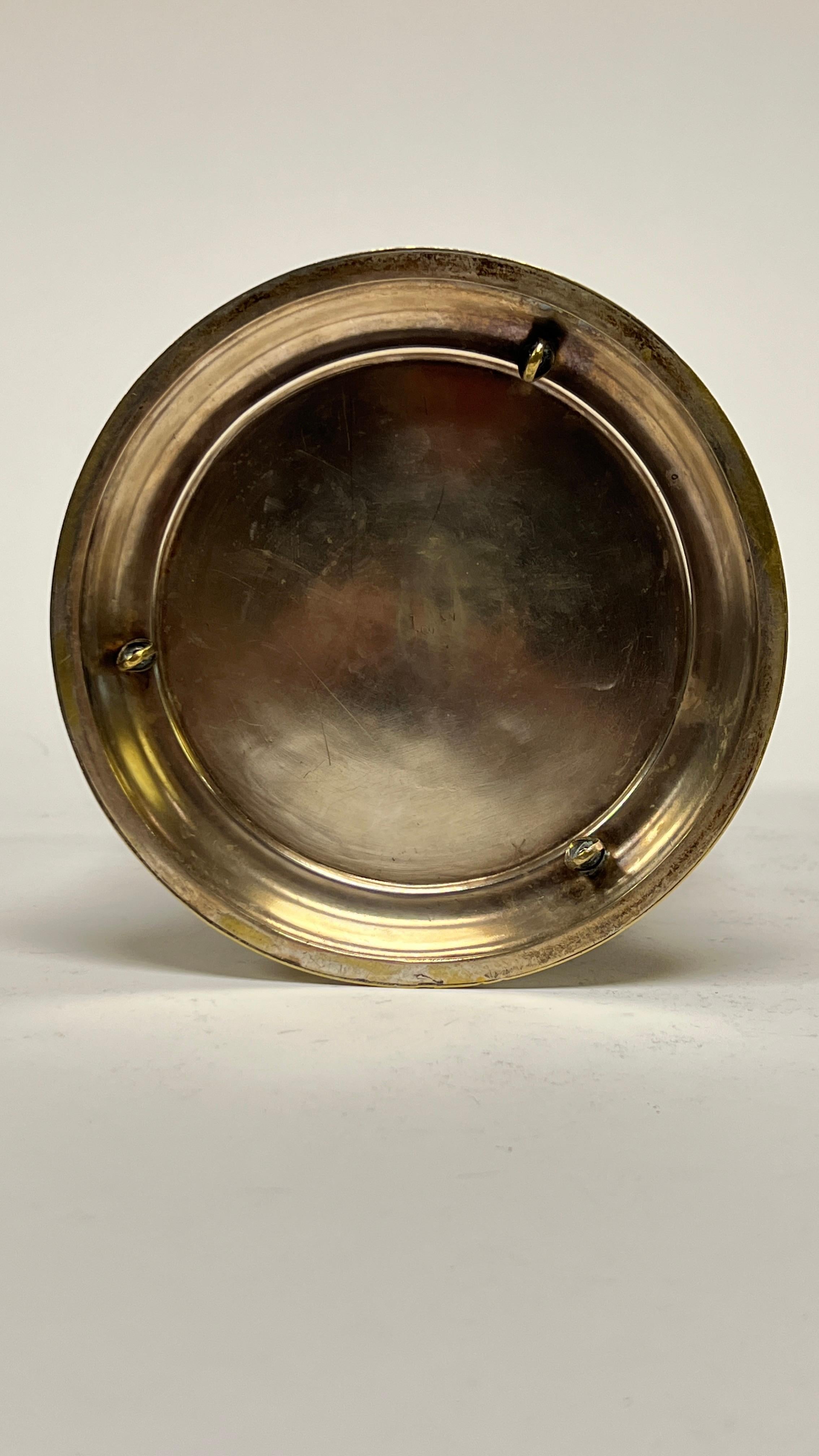 Antique Greco-Roman Silvered Copper Humidor 12