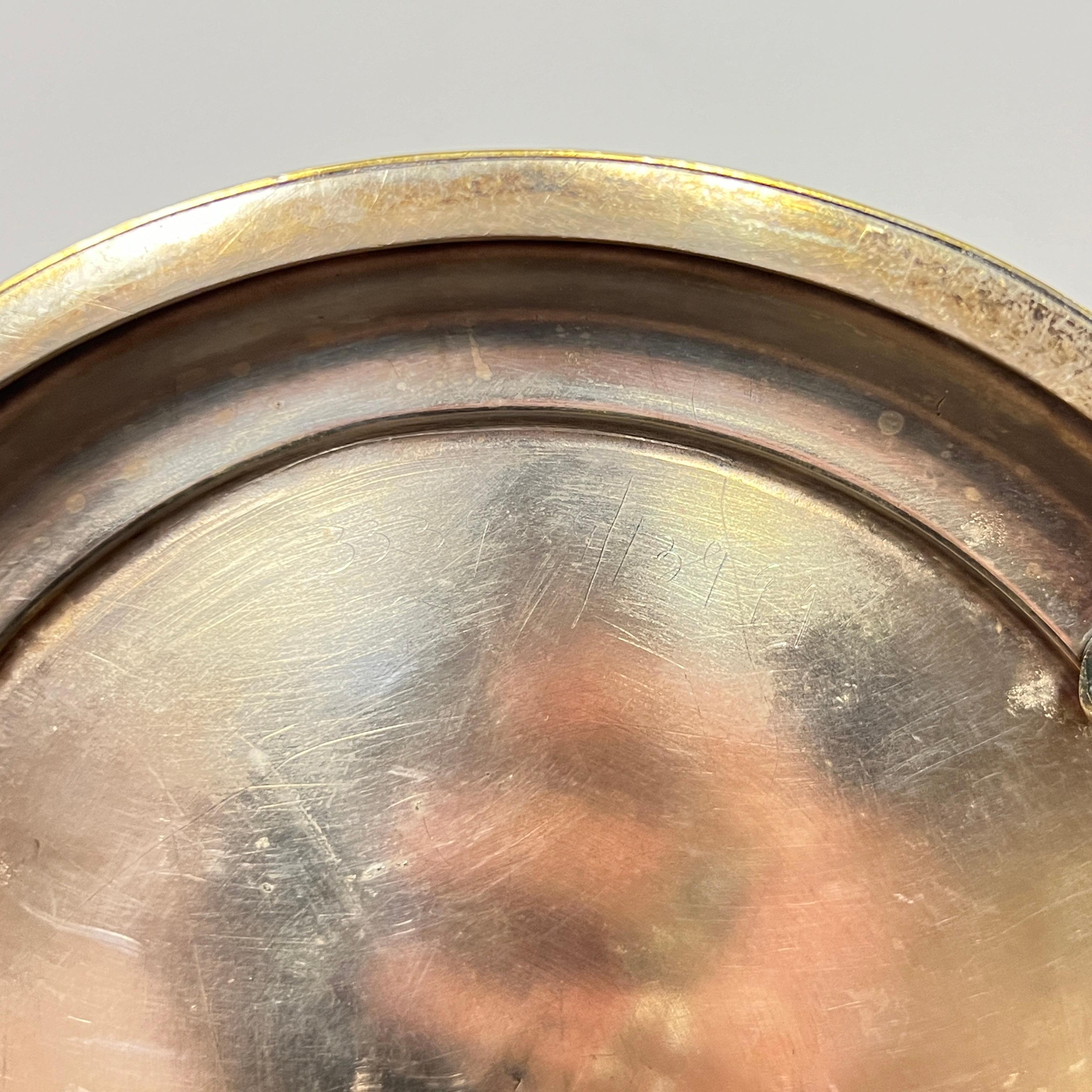 Antique Greco-Roman Silvered Copper Humidor 14