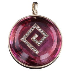Pendentif en or 14k avec clé grecque antique
