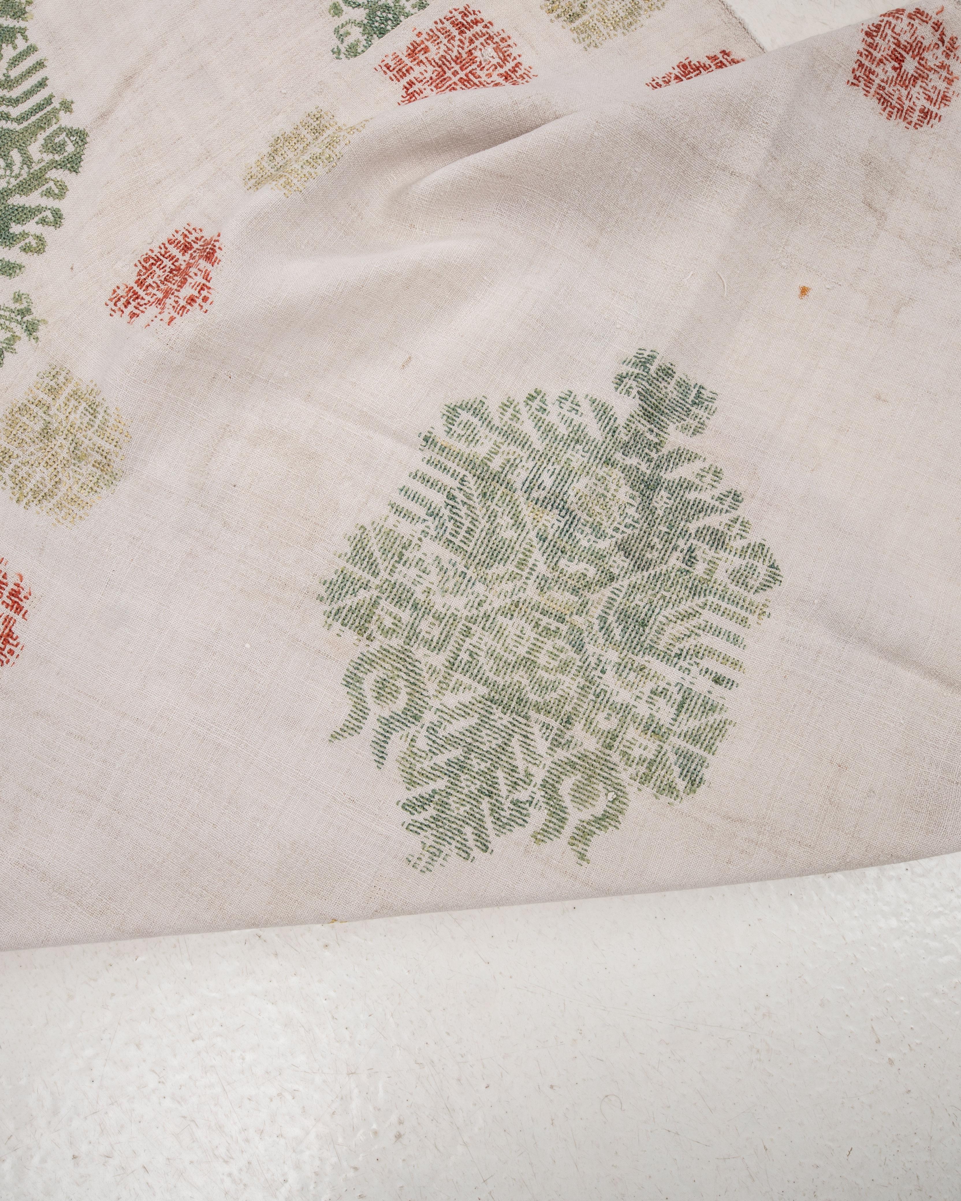 Ancienne broderie grecque de l'île de Kos - 19ème siècle en vente 3