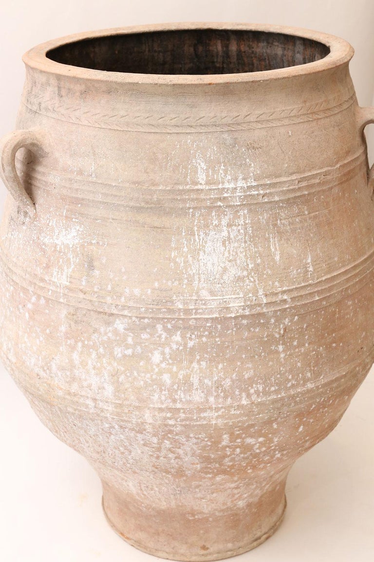 Antique Greek Terracotta Olive Jar at 1stDibs