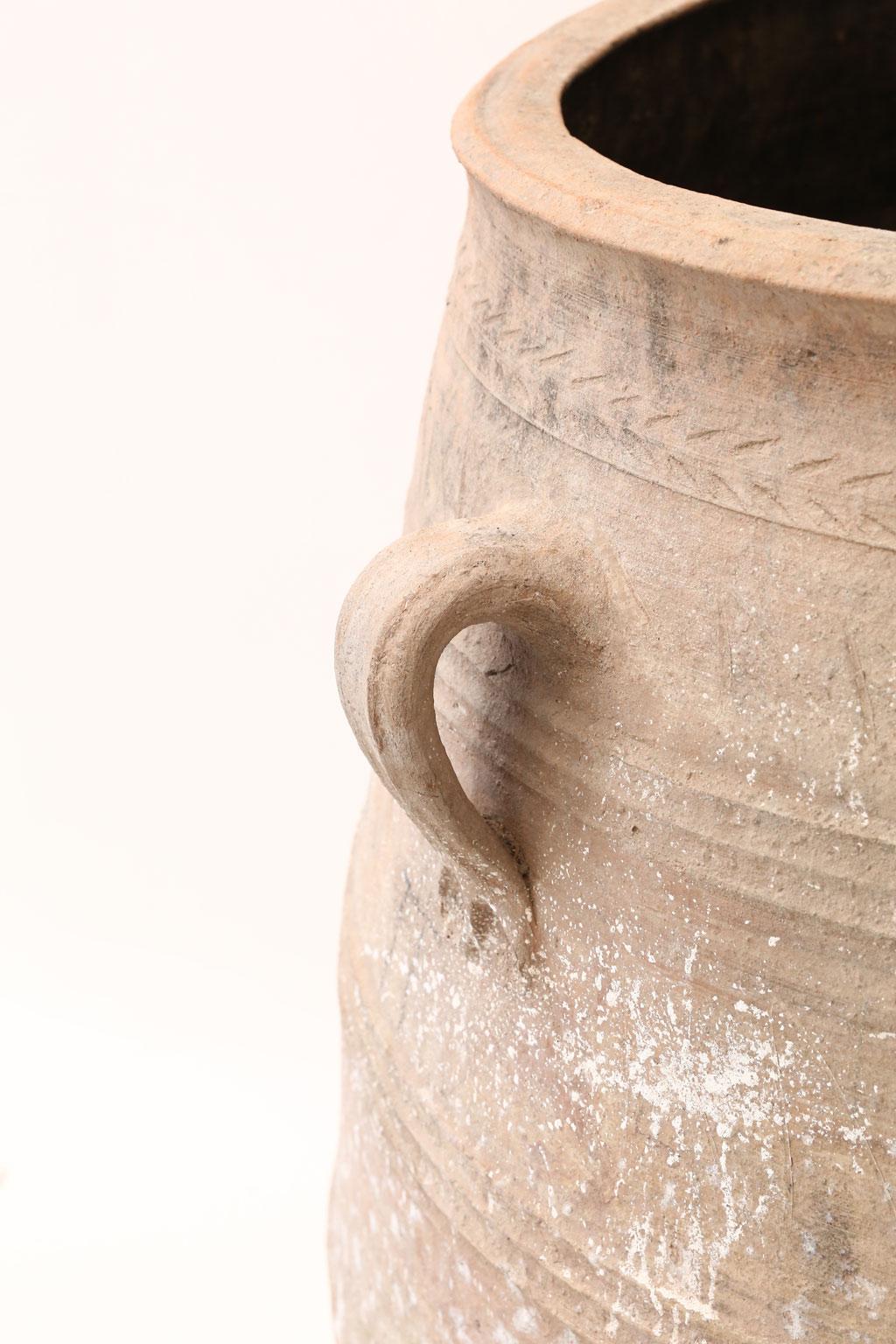 Antique Greek Terracotta Olive Jar 1