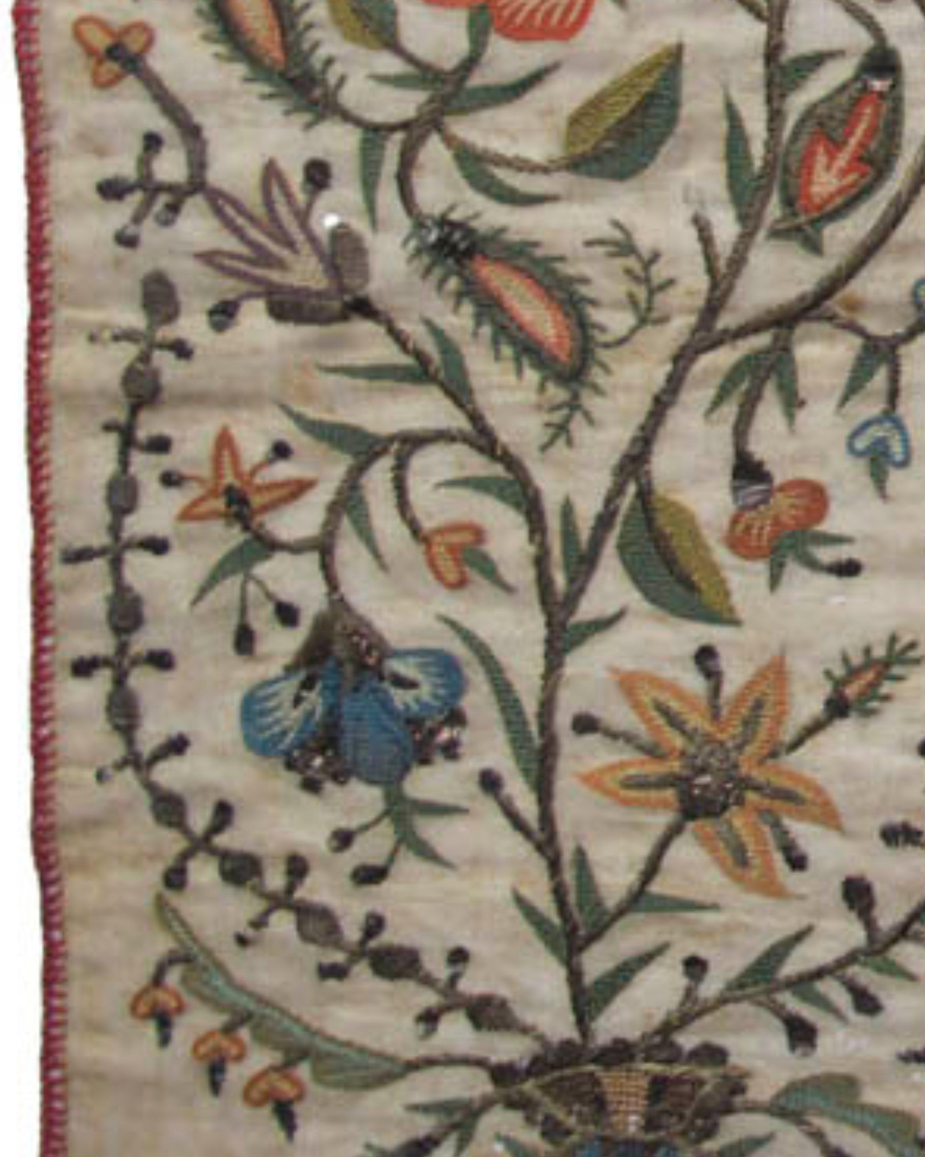 Antique Greek Pair Silk/Metal Thread Embroideries, 18th Century

Additional Information:
Dimensions: 0'11