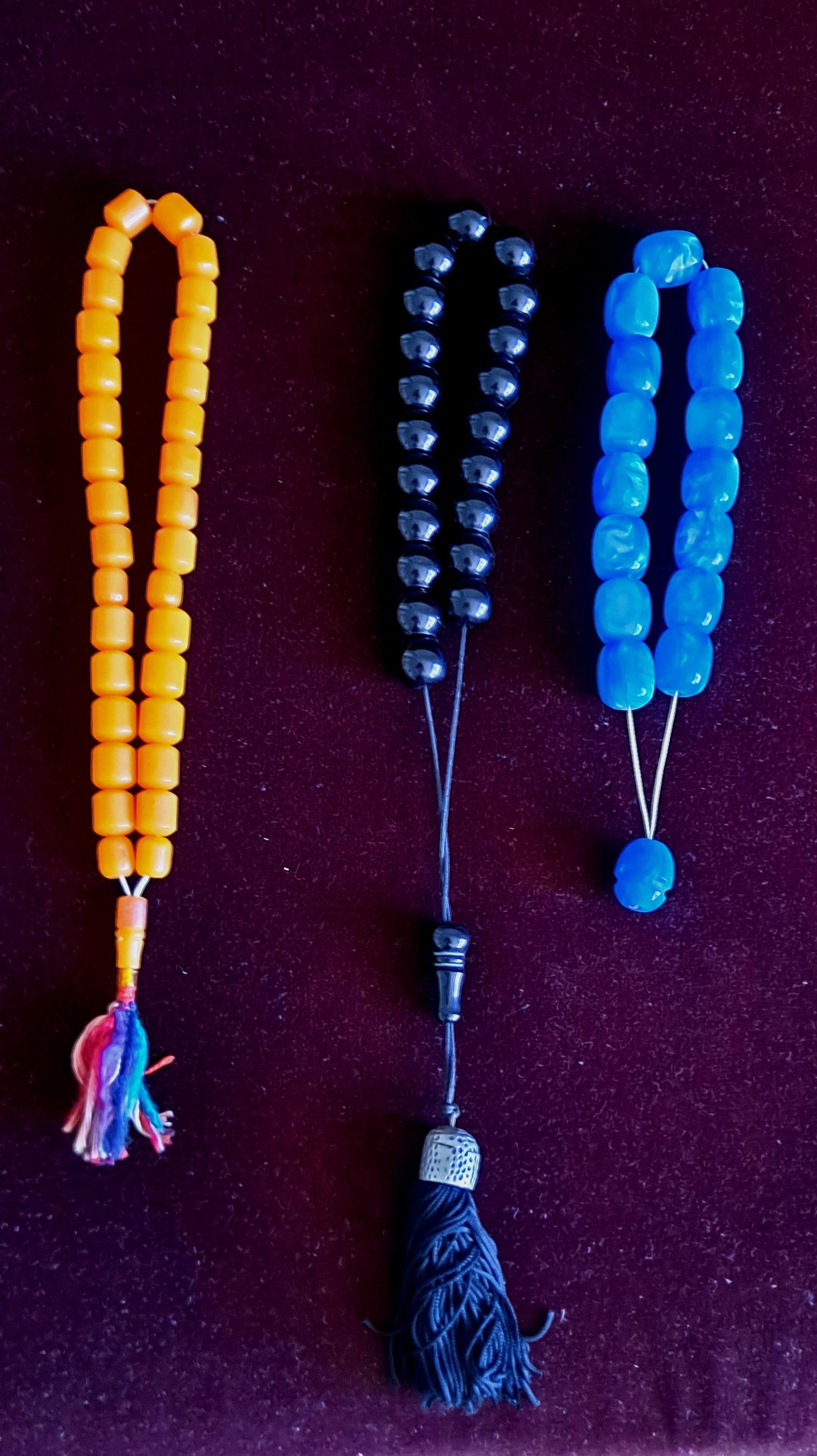  Antique Greek prayer beads, often referred to as 