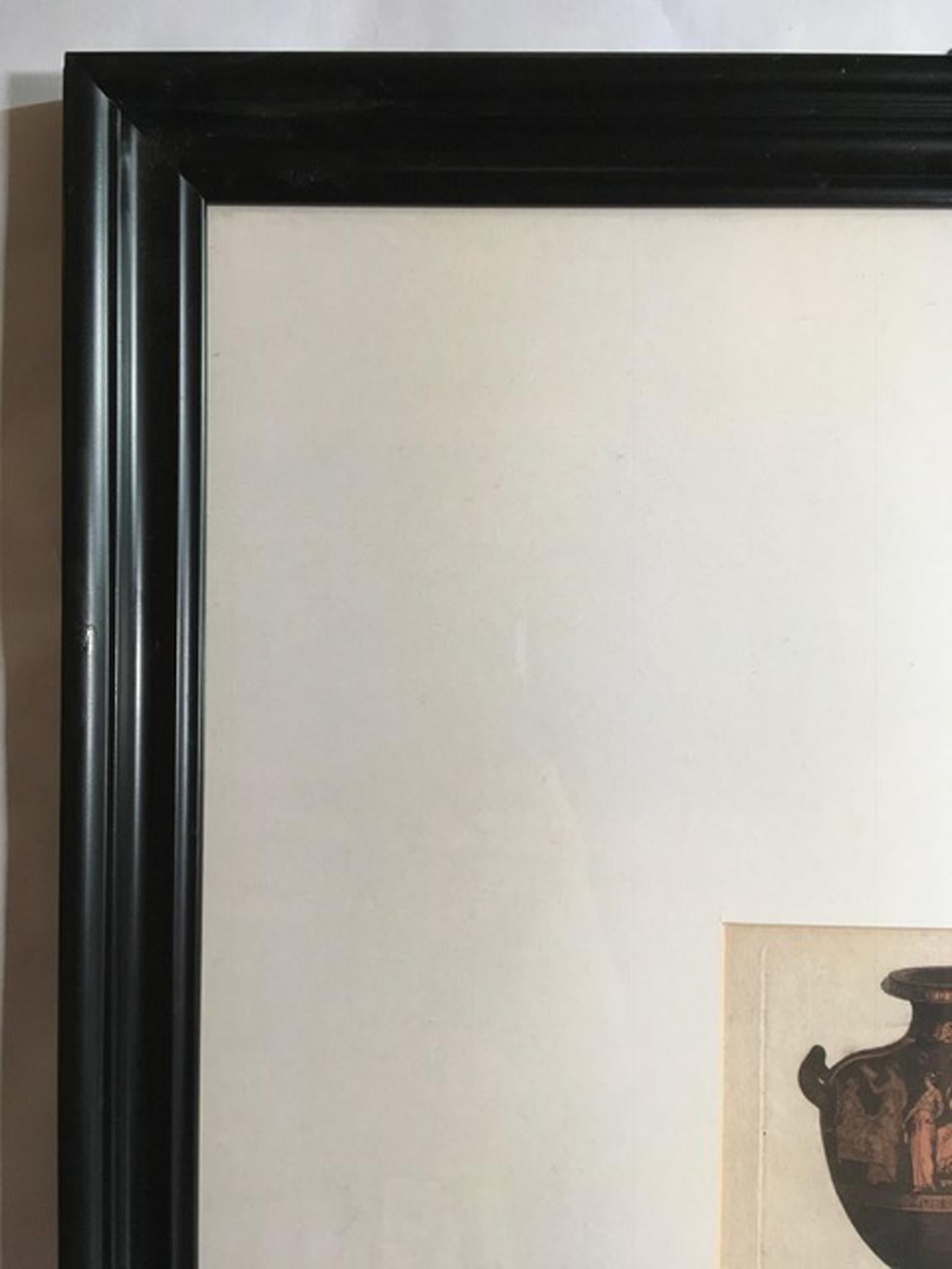 Impression sur papier - Vase grec ancien du 19ème siècle en vente 6
