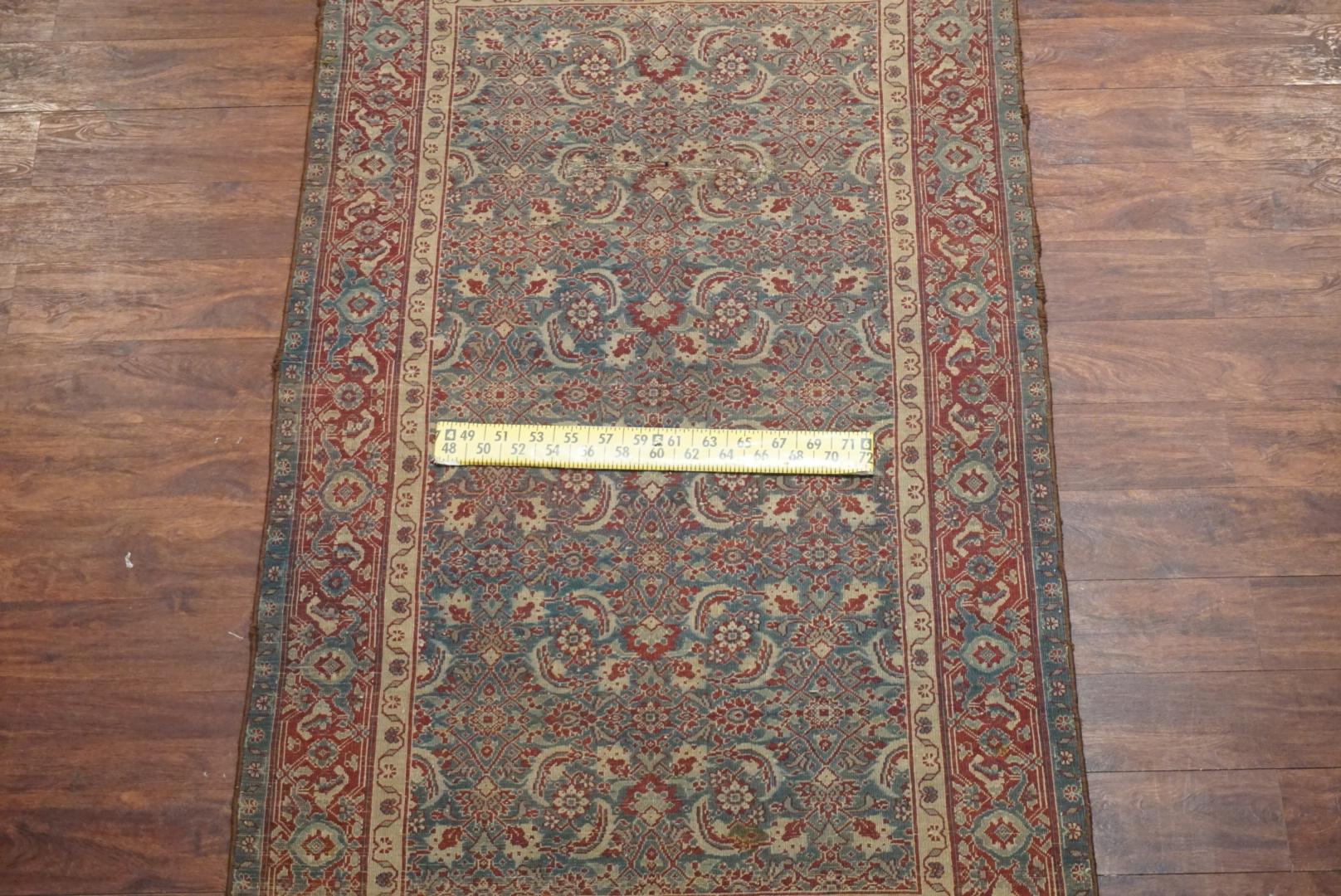 20ième siècle Tapis Agra ancien vert, vers 1900 en vente