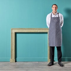 Antique Green Connemara Marble Bolection Fireplace