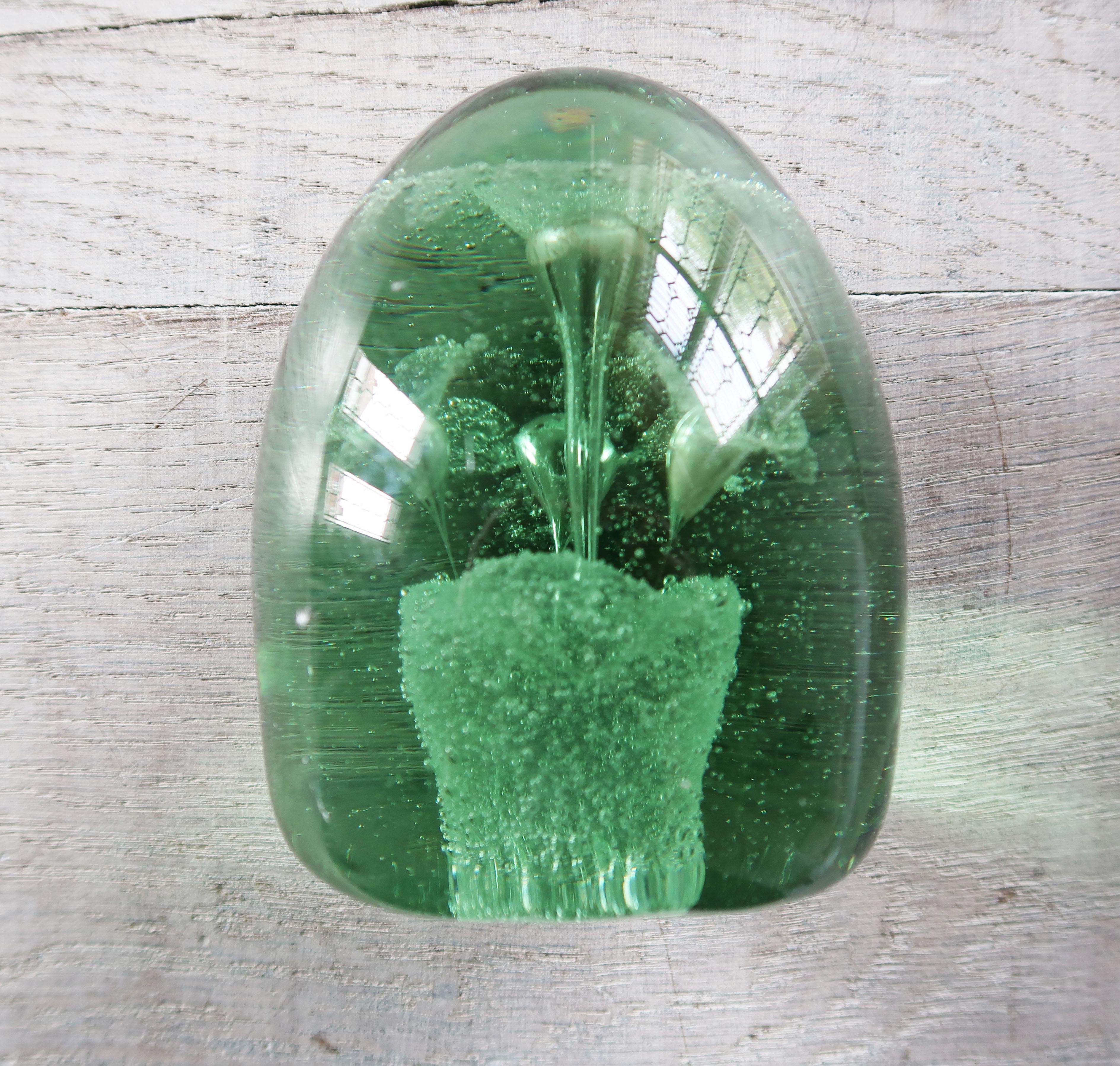 green glass door examples