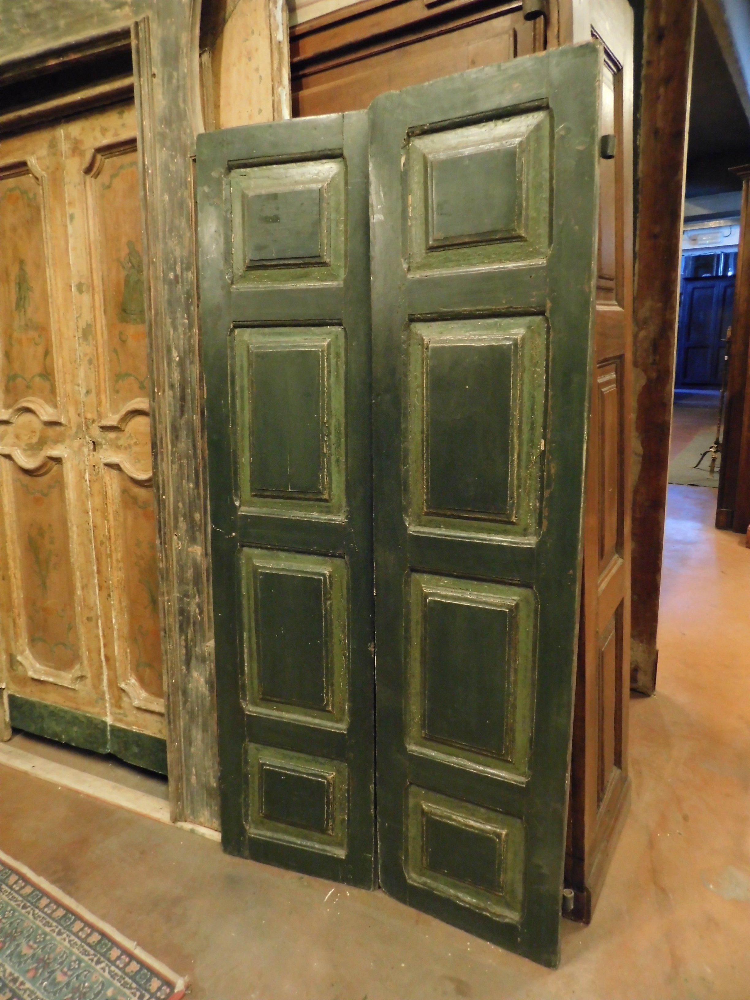 antique wooden double doors