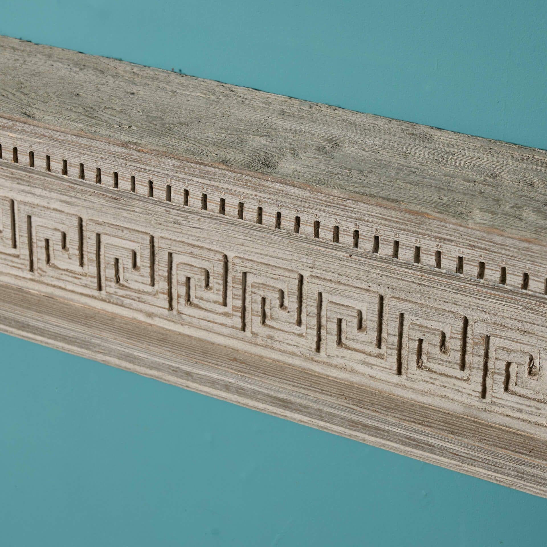 Repisa de Chimenea Estilo Neoclásico Lavado Gris Antiguo en Bueno estado para la venta en Wormelow, Herefordshire