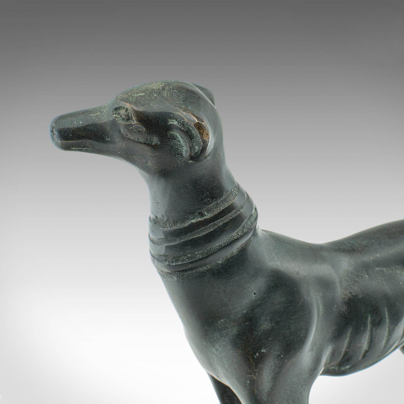 Antike Windhund Figur, Französisch, Bronze, Hund Briefbeschwerer, Ornament, Viktorianisch im Angebot 5