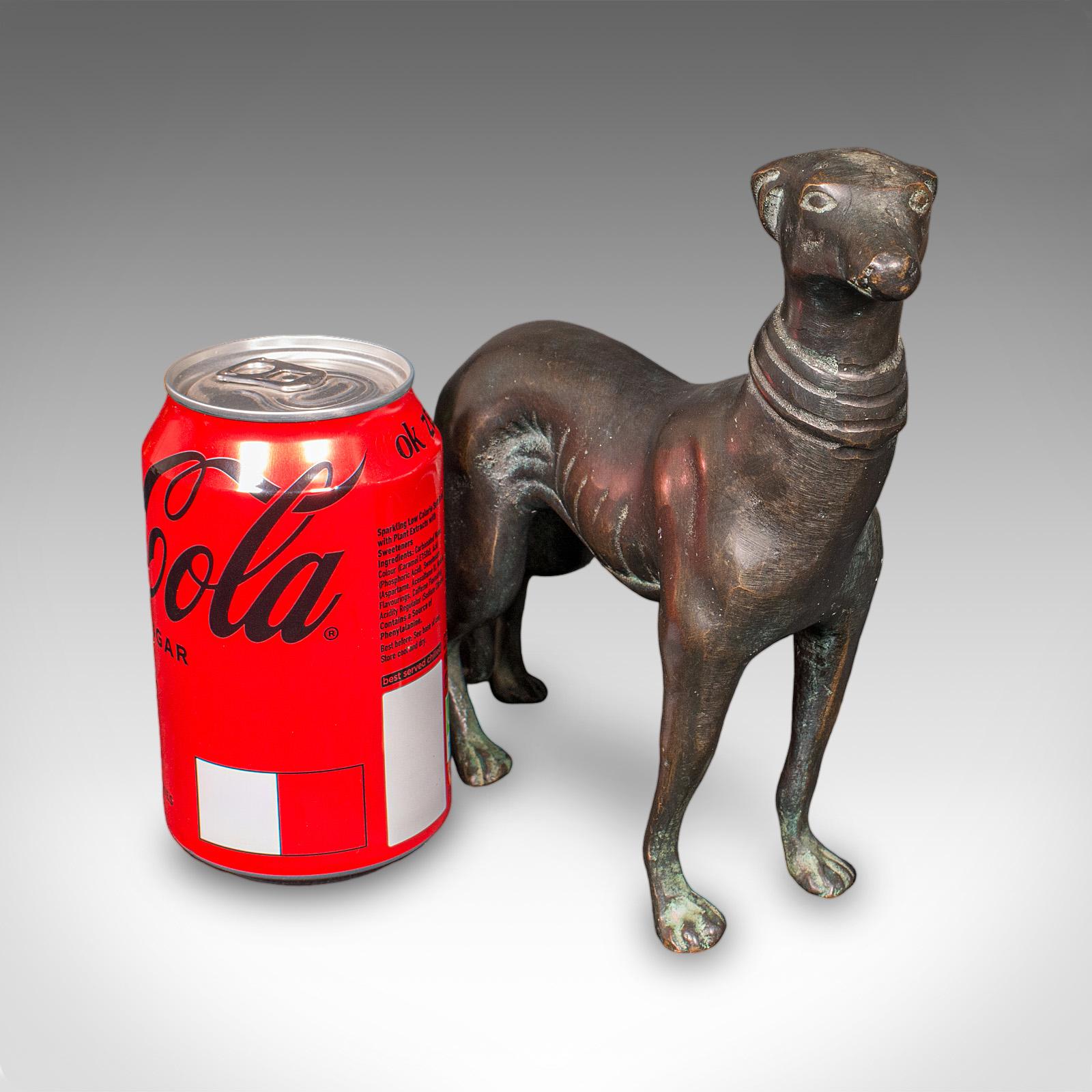 Antike Windhund Figur, Französisch, Bronze, Hund Briefbeschwerer, Ornament, Viktorianisch im Angebot 6
