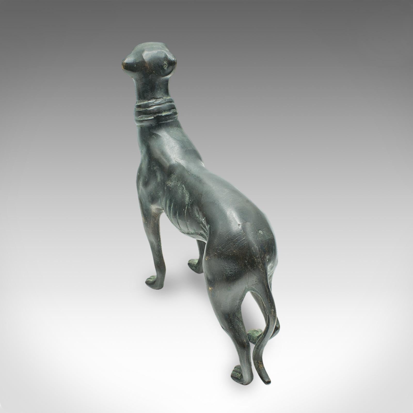 Antike Windhund Figur, Französisch, Bronze, Hund Briefbeschwerer, Ornament, Viktorianisch im Angebot 1