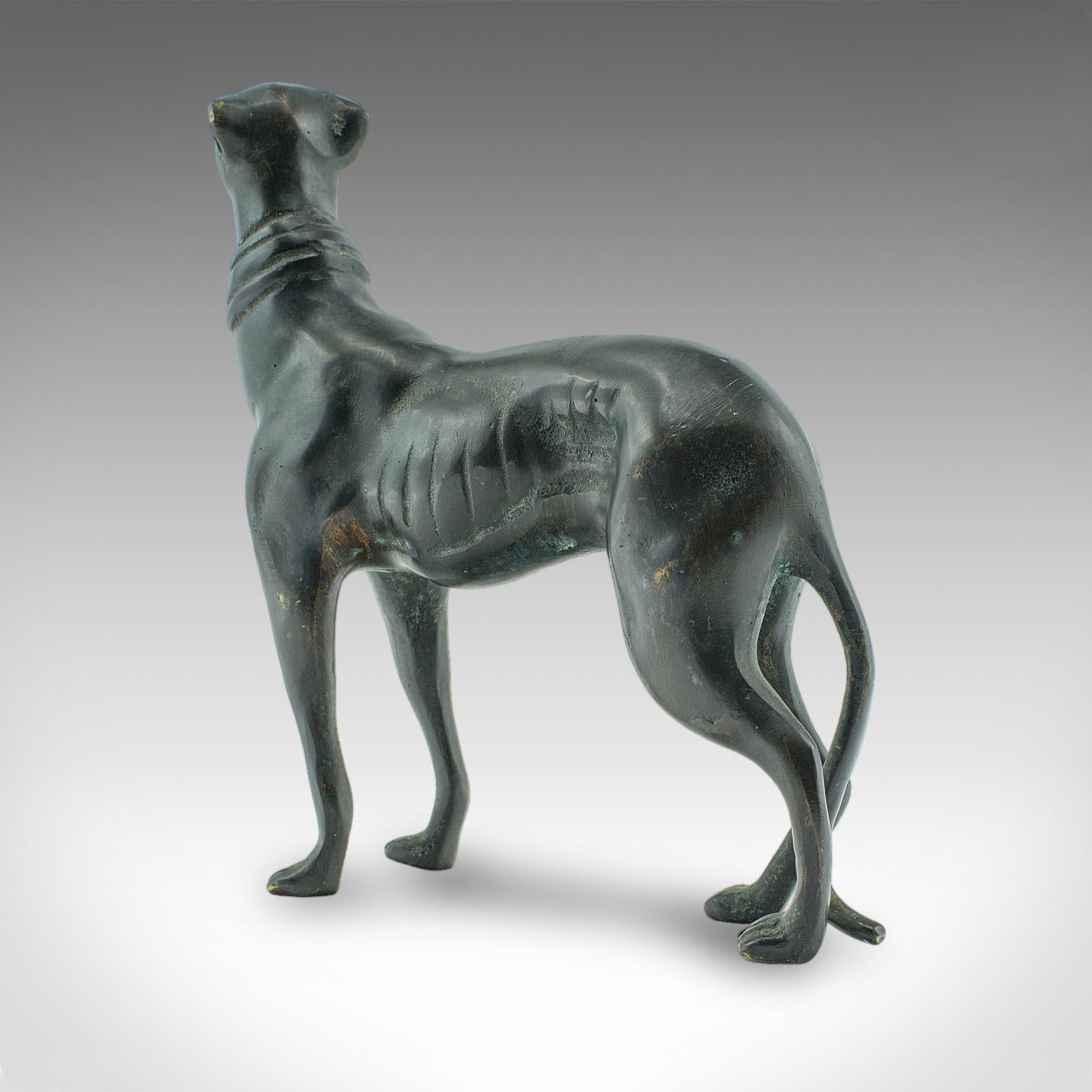 Antike Windhund Figur, Französisch, Bronze, Hund Briefbeschwerer, Ornament, Viktorianisch im Angebot 2