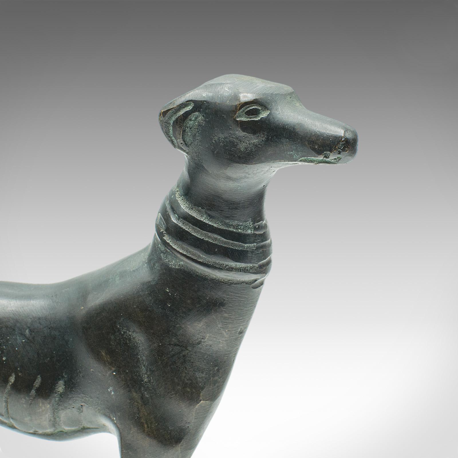 Antike Windhund Figur, Französisch, Bronze, Hund Briefbeschwerer, Ornament, Viktorianisch im Angebot 3