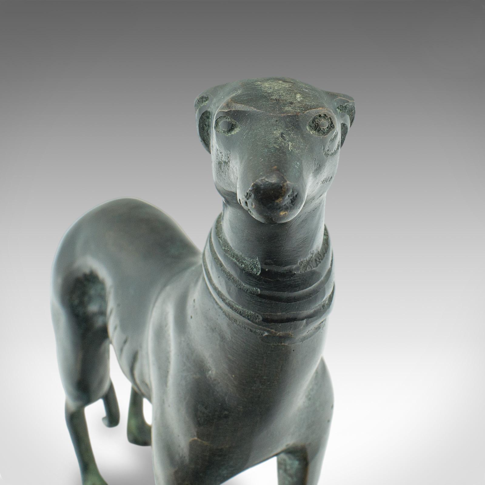 Antike Windhund Figur, Französisch, Bronze, Hund Briefbeschwerer, Ornament, Viktorianisch im Angebot 4