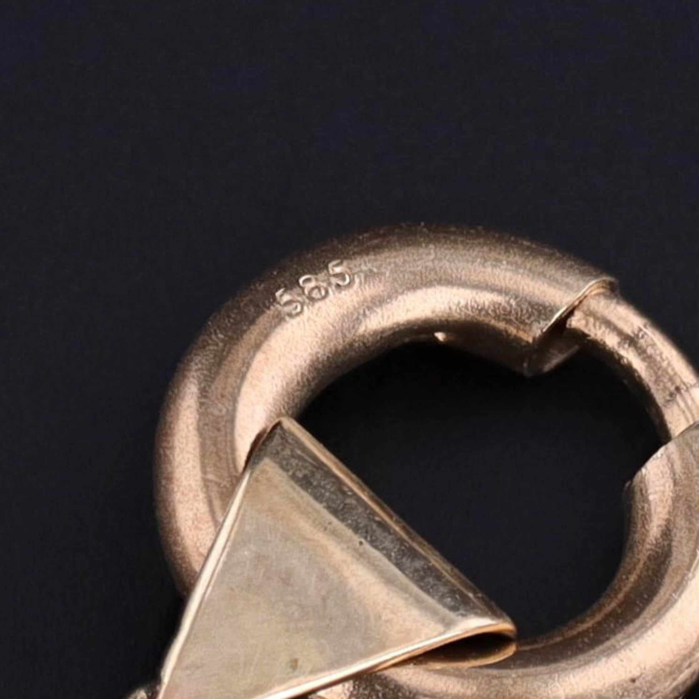Collier ancien de conversion de griffon en or 14k Bon état - En vente à Lewisburg, PA