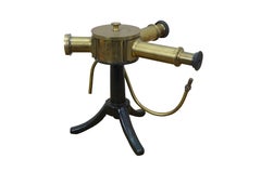 Antique Griffin London England Cast Iron Brass Scientific Spectroscope 12"
