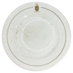 Antike Groton Inn Crest Restaurantware Teller - Anfang 20. Jahrhundert Hotelware