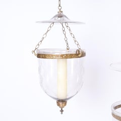 Antique Group of Three Smoke Bell Light Fixtures, Priced Individually