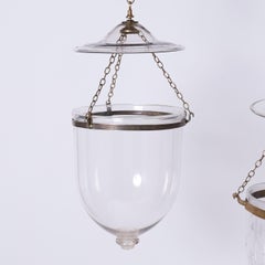 Antique Group of Three Smoke Bell Light Fixtures, Priced Individually