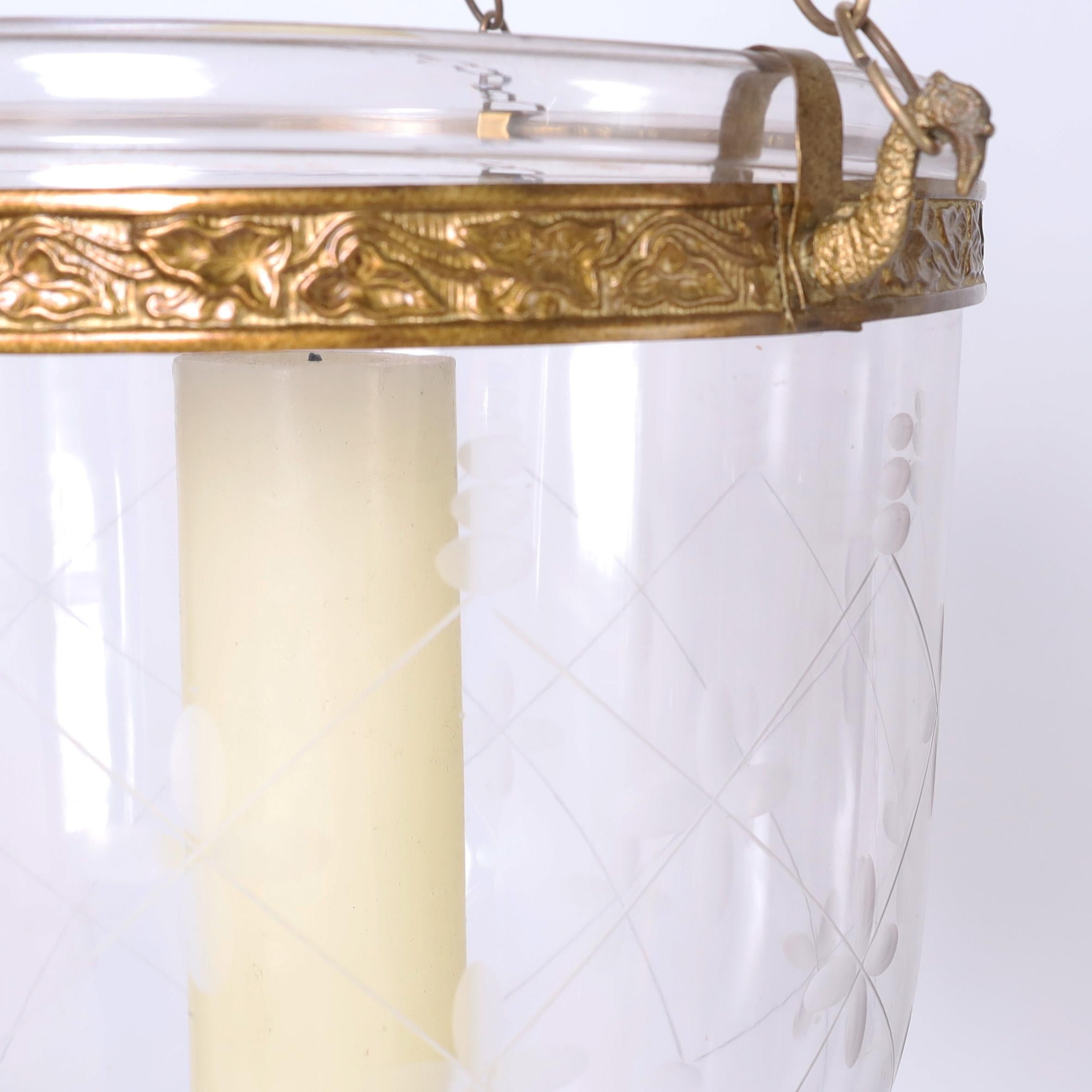 Belge Groupe ancien de trois appliques à cloche fumée, prix individuel en vente