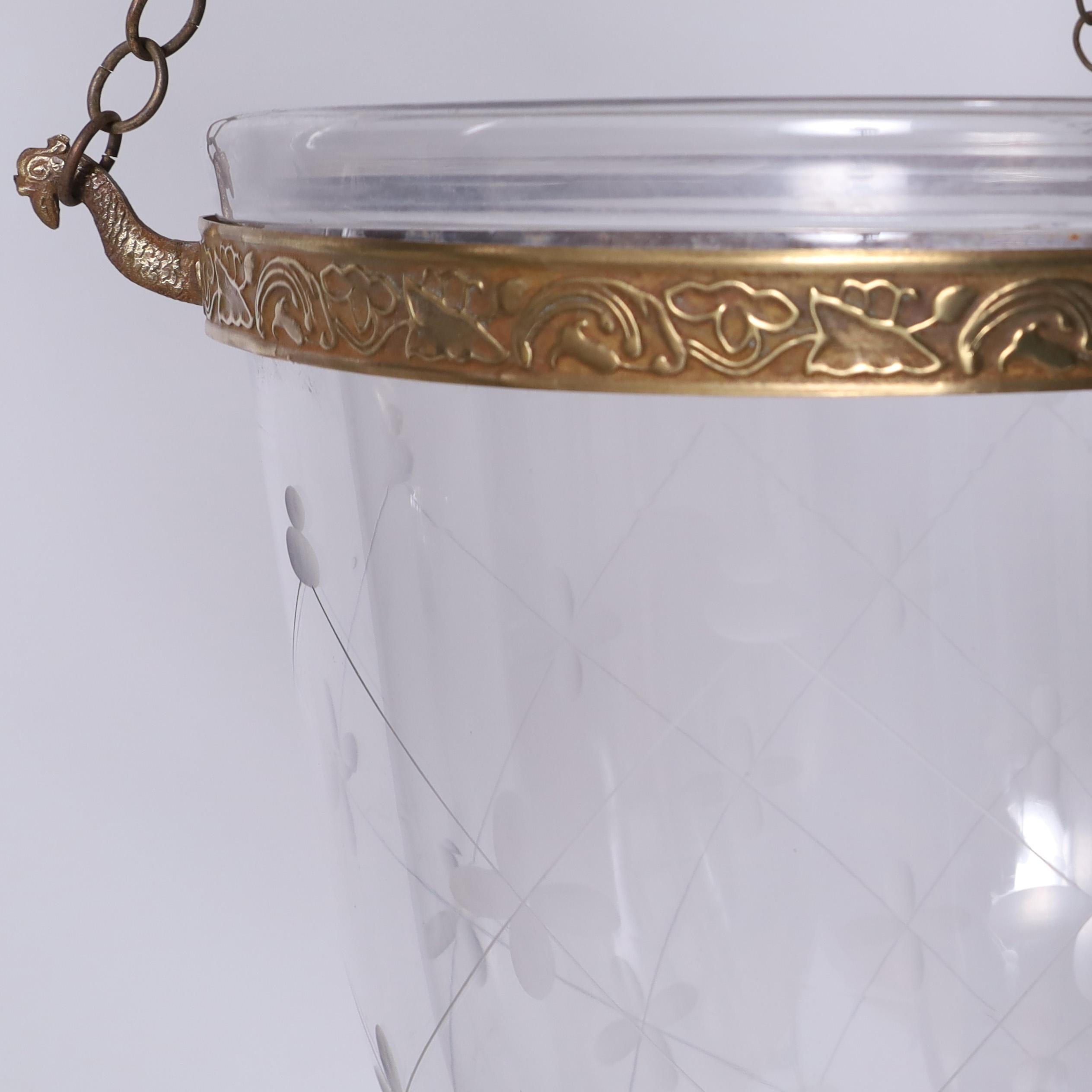 20ième siècle Groupe ancien de trois appliques à cloche fumée, prix individuel en vente