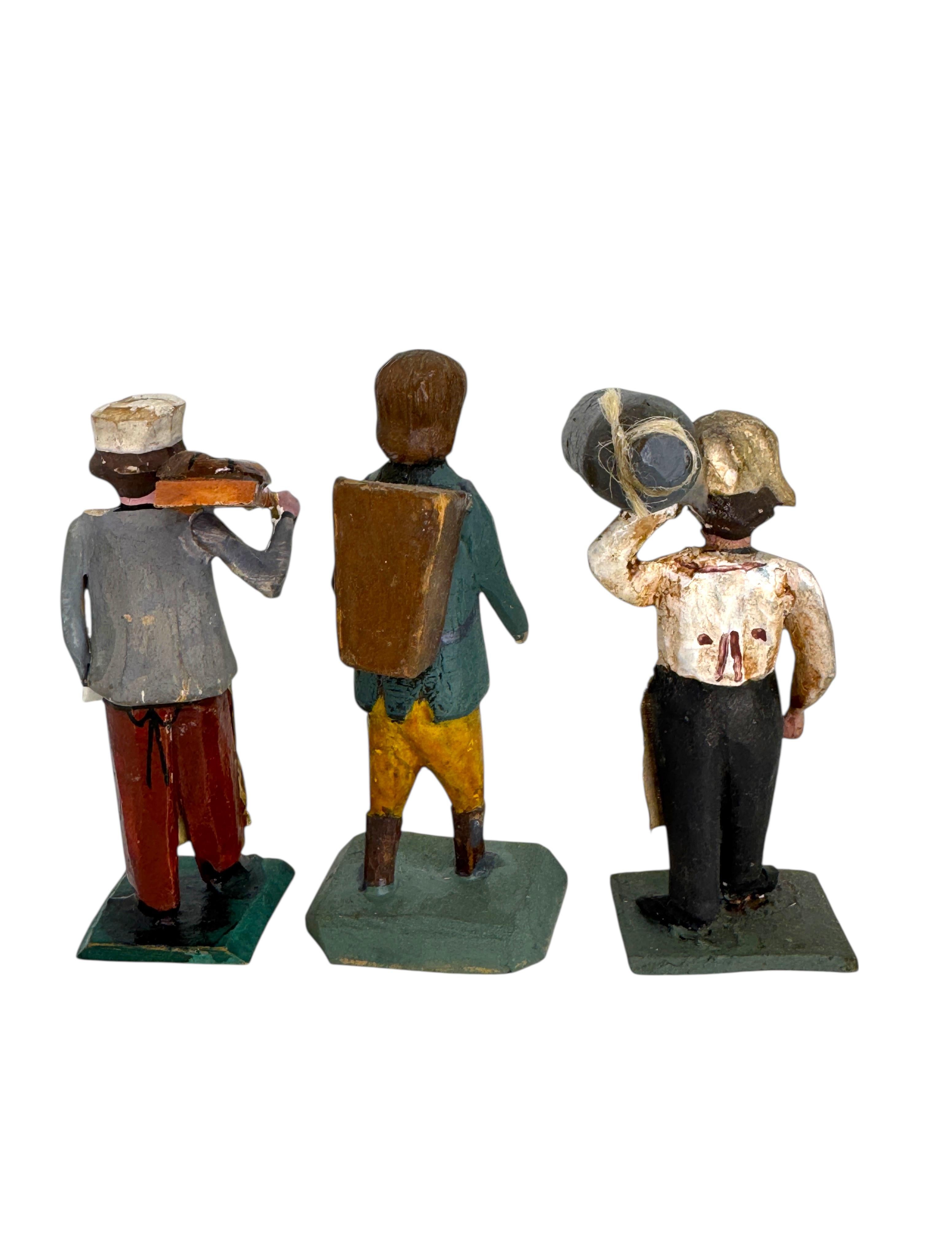 
Beautiful Antique Grulich Nativity Figures — Late 19th Century

This rare and culturally significant set of nativity figures originates from the historic Králiky region (formerly Grulich) in the Eagle Mountains of the Czech Republic. Crafted at the