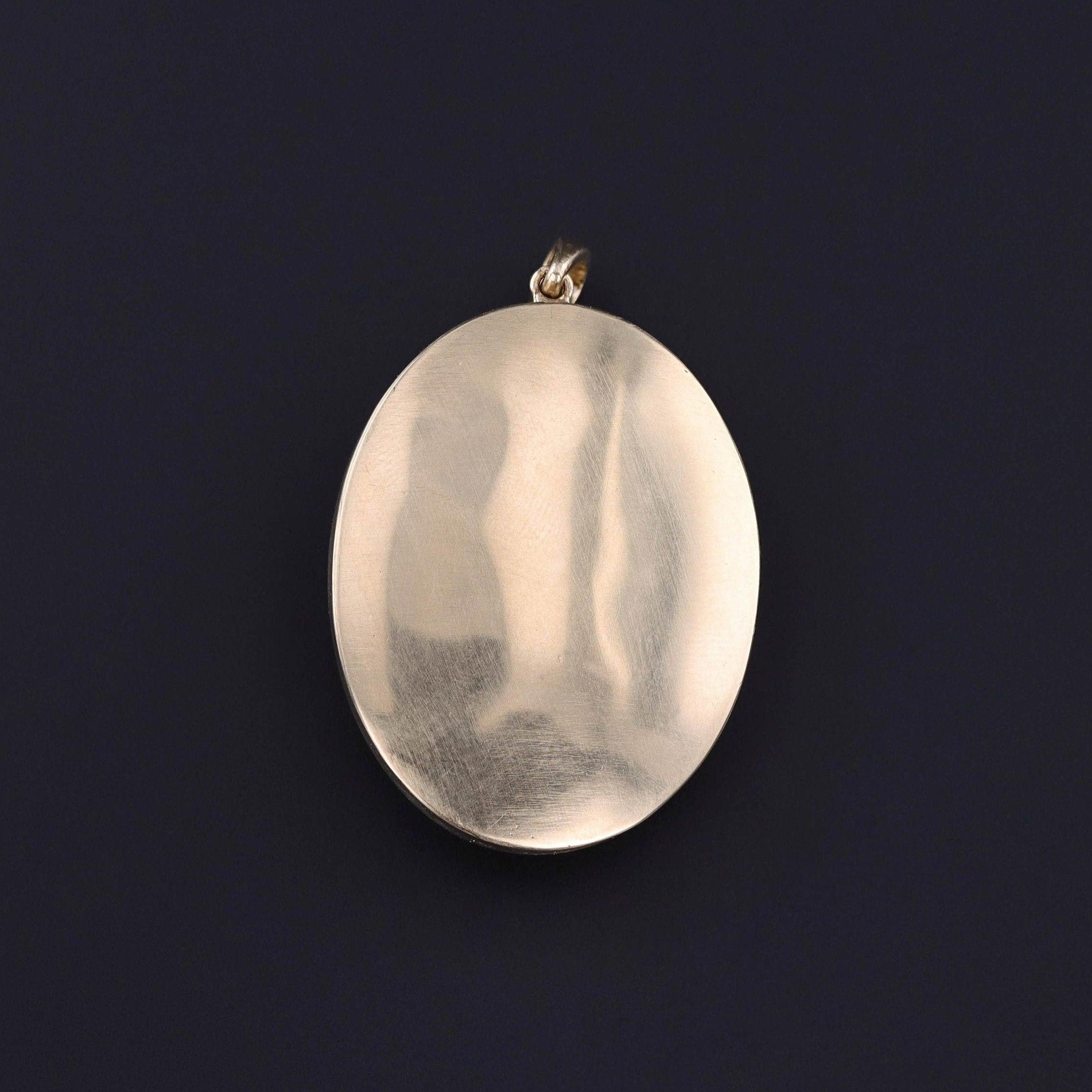 Gryllos Pendentif ancien camée en lave de 14 carats Bon état - En vente à Lewisburg, PA