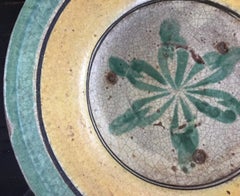 Antica maiolica guatemalteca, fiore verde