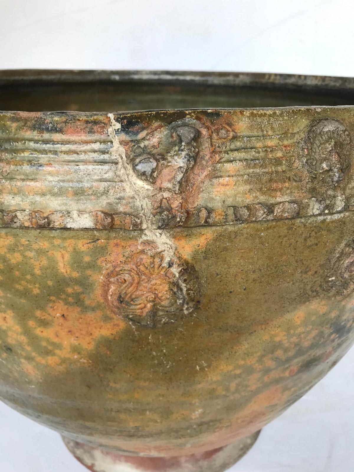 Antique Guatemalan Water Pot (Trubal)/ Planter 4