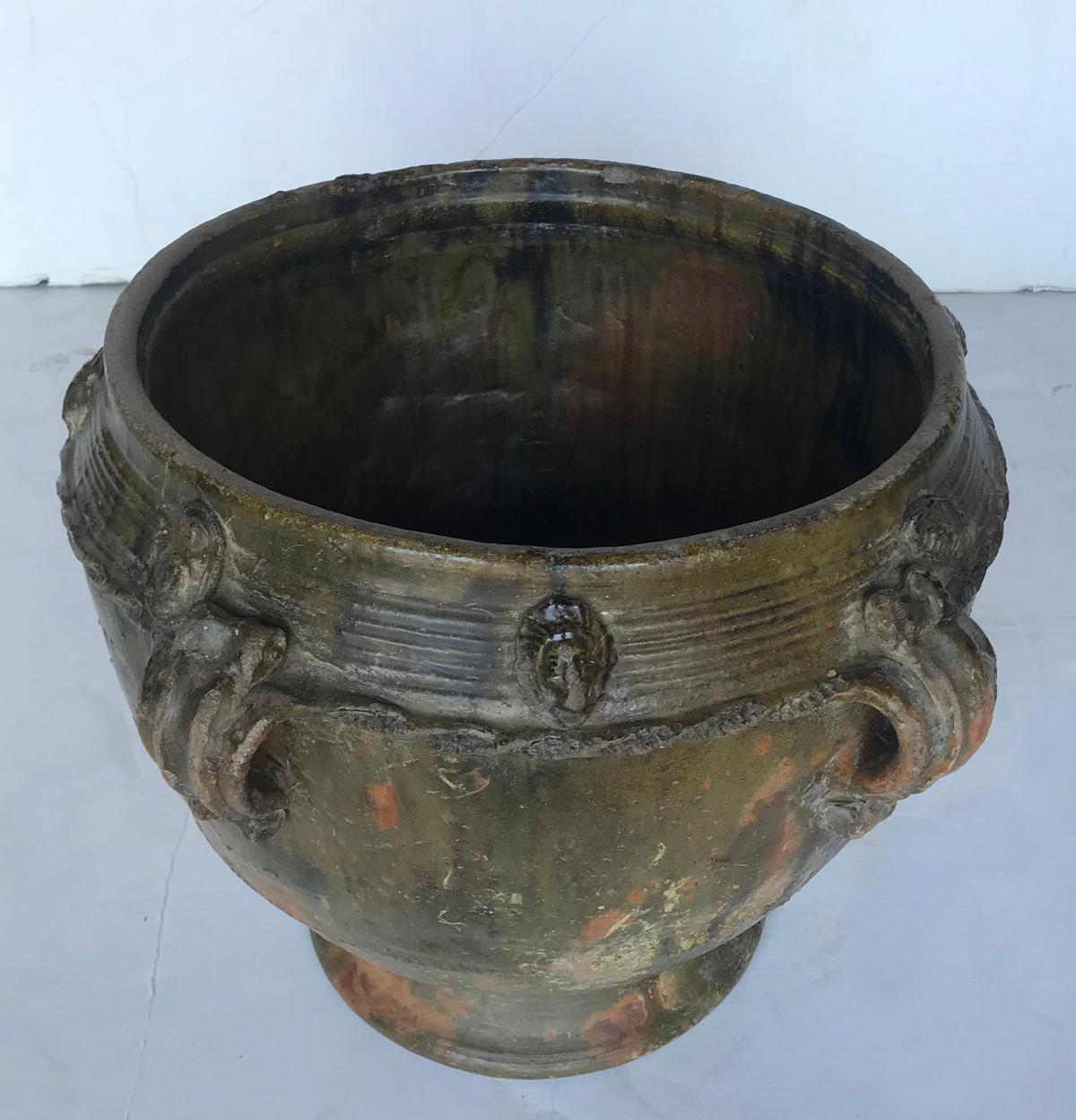 Clay Antique Guatemalan Water Storage Pot, Trubal
