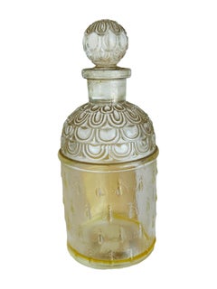 Antique Guerlain Paris COQ Cologne French Perfume Bee Bottle All Glass Stopper