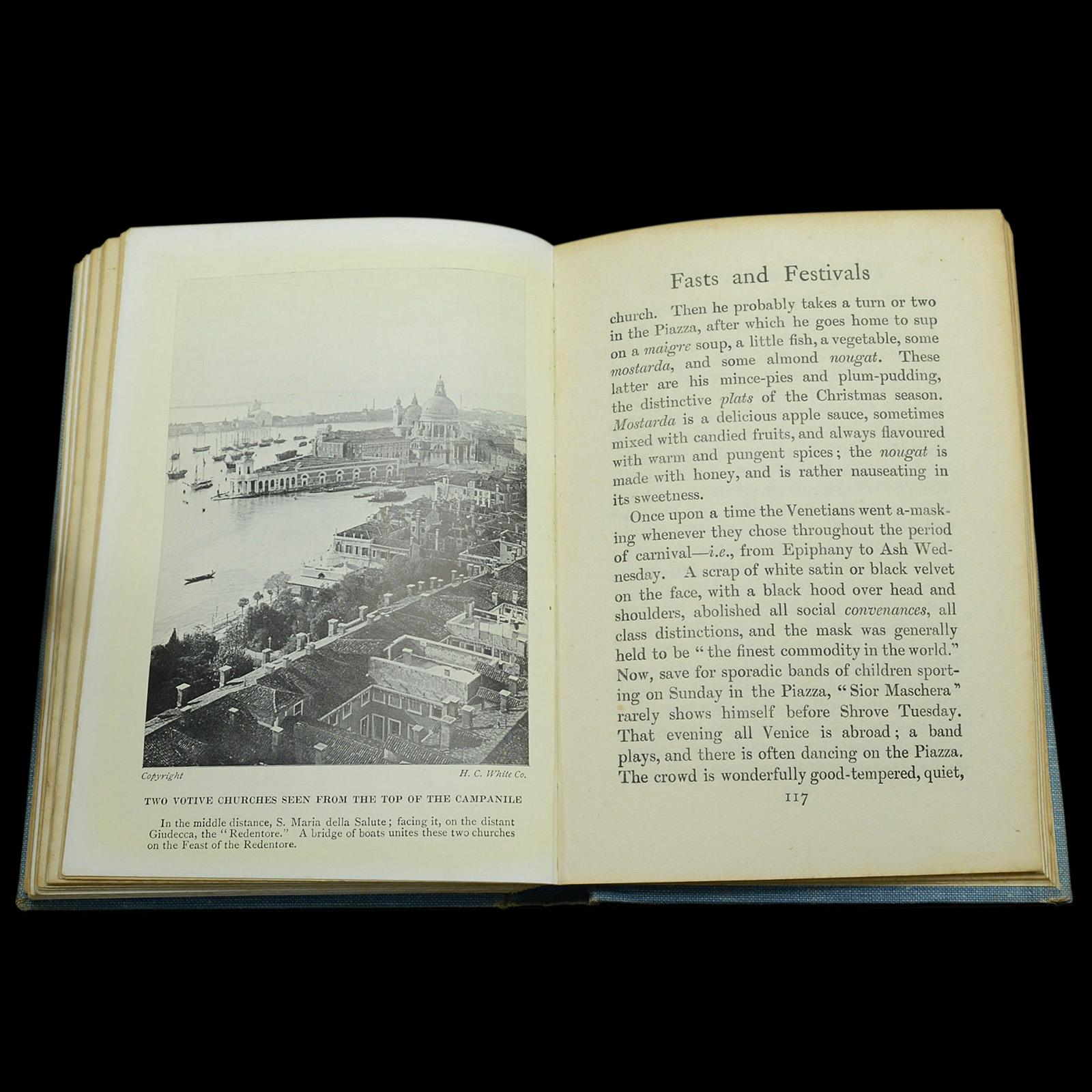 Antique Guide Book Things Seen in Venice, English Language, Travel, Dated 1923 For Sale 5