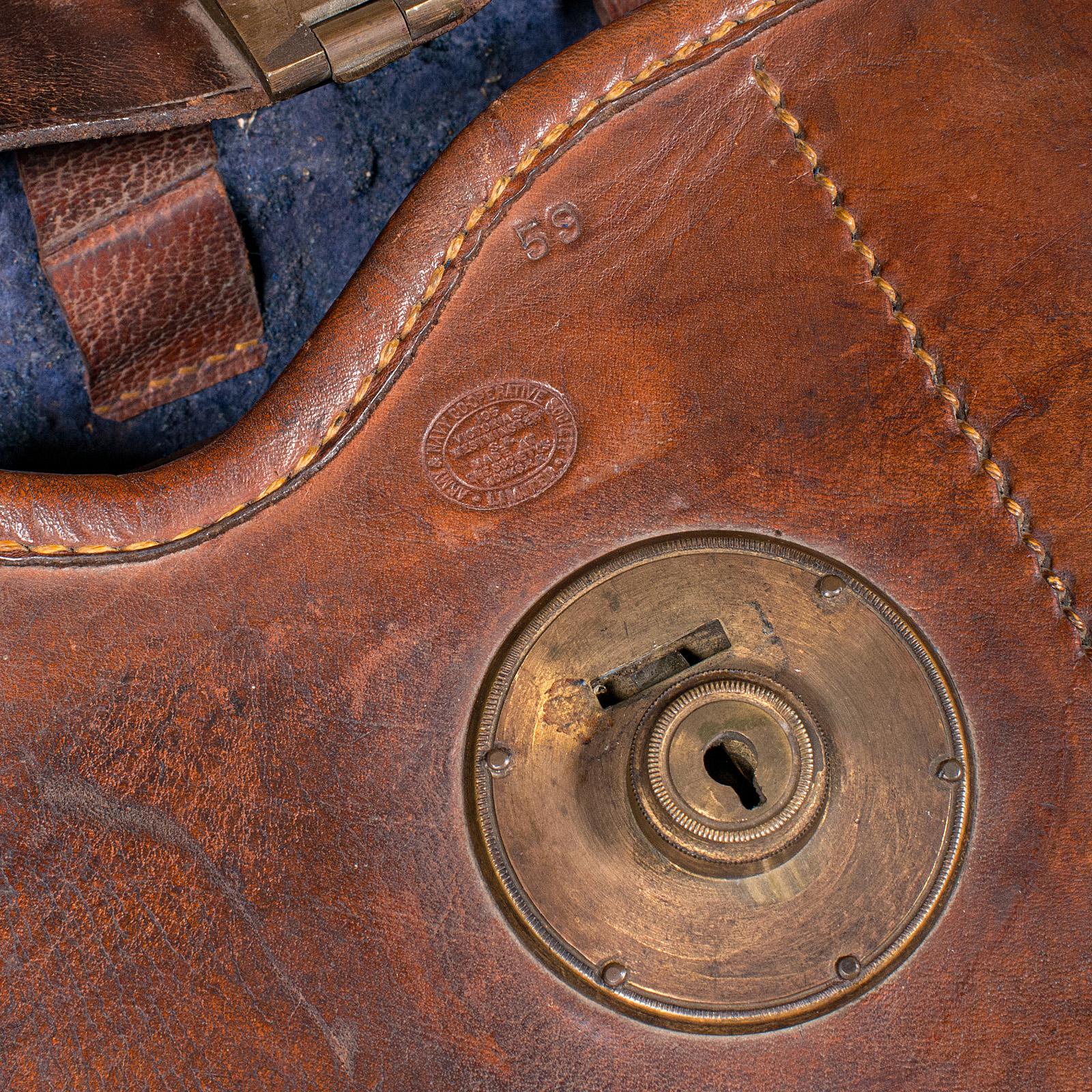 Antique Gun Slip Case, English, Leather, Leg of Mutton Rifle Sleeve, Victorian For Sale 1