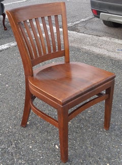 Antiker Gunlocke Eiche Schulhausstuhl, CIRCA 1920s