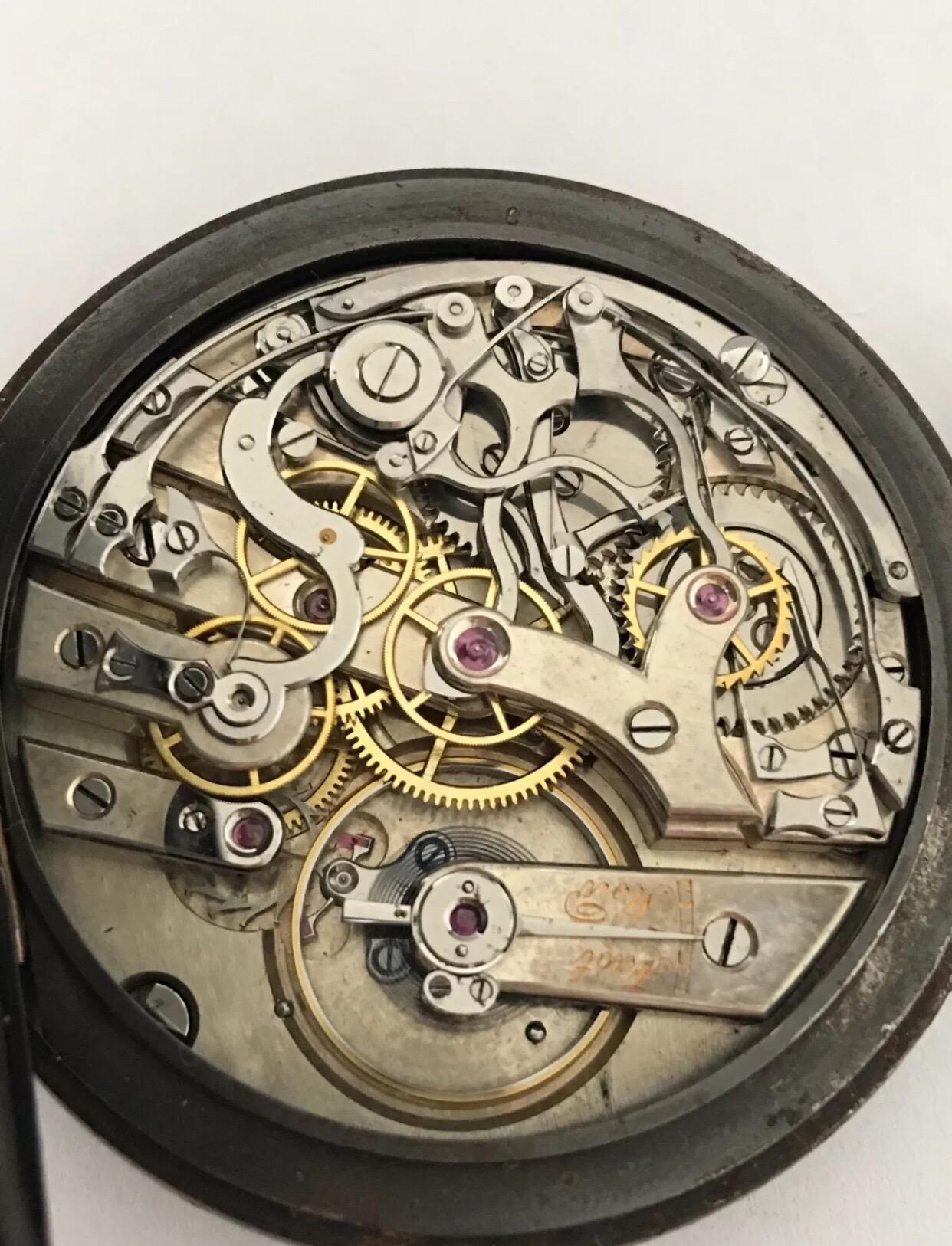 centre seconds chronograph pocket watch