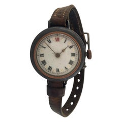 Antique Gunmetal Trench Watch