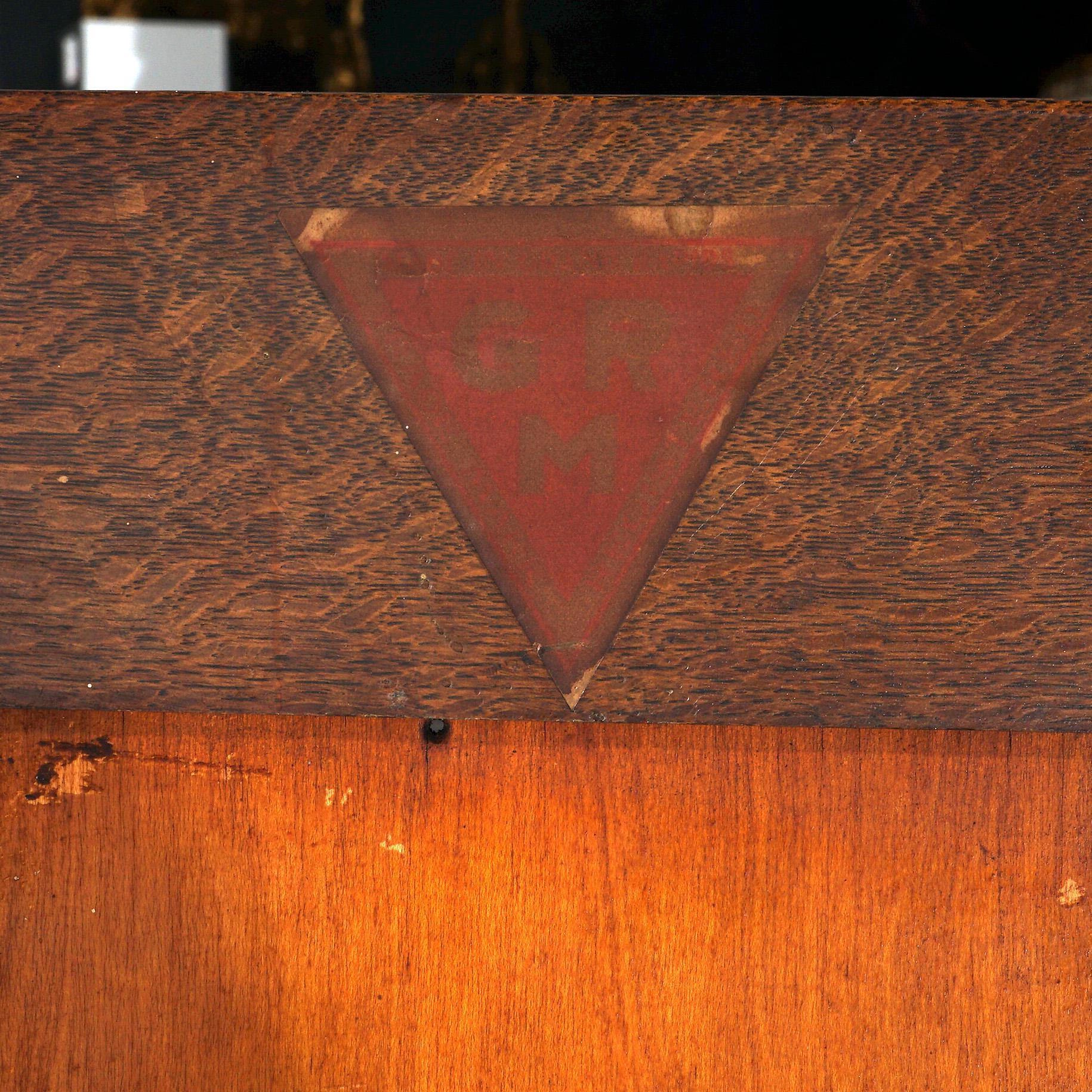GUNN, libreria a cinque ripiani in Oak, C1920 in vendita 7