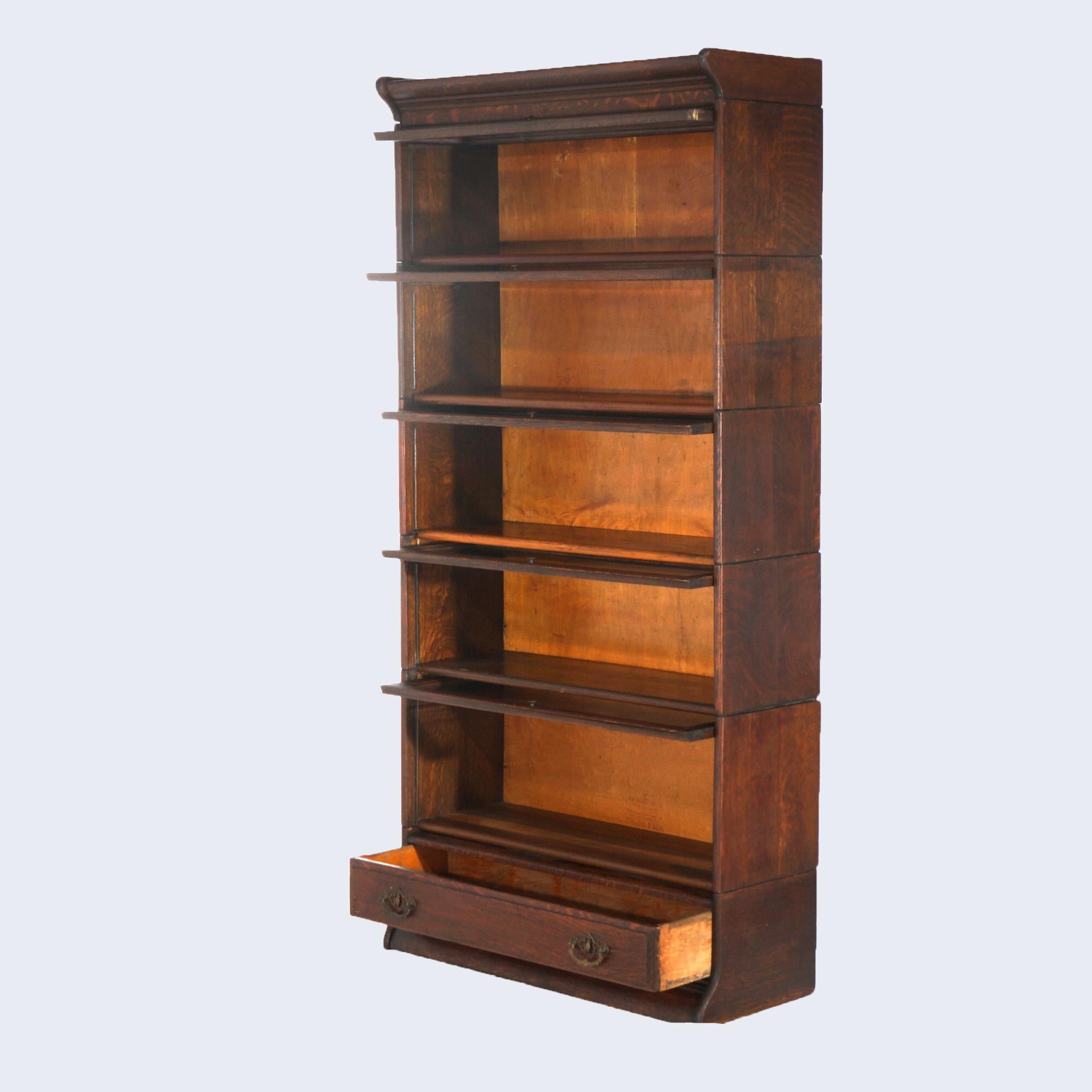 GUNN, libreria a cinque ripiani in Oak, C1920 in vendita 1