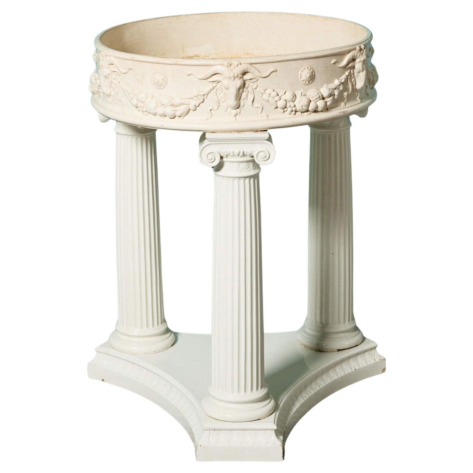Antique Gunnar Wennerberg Ceramic Planter For Sale