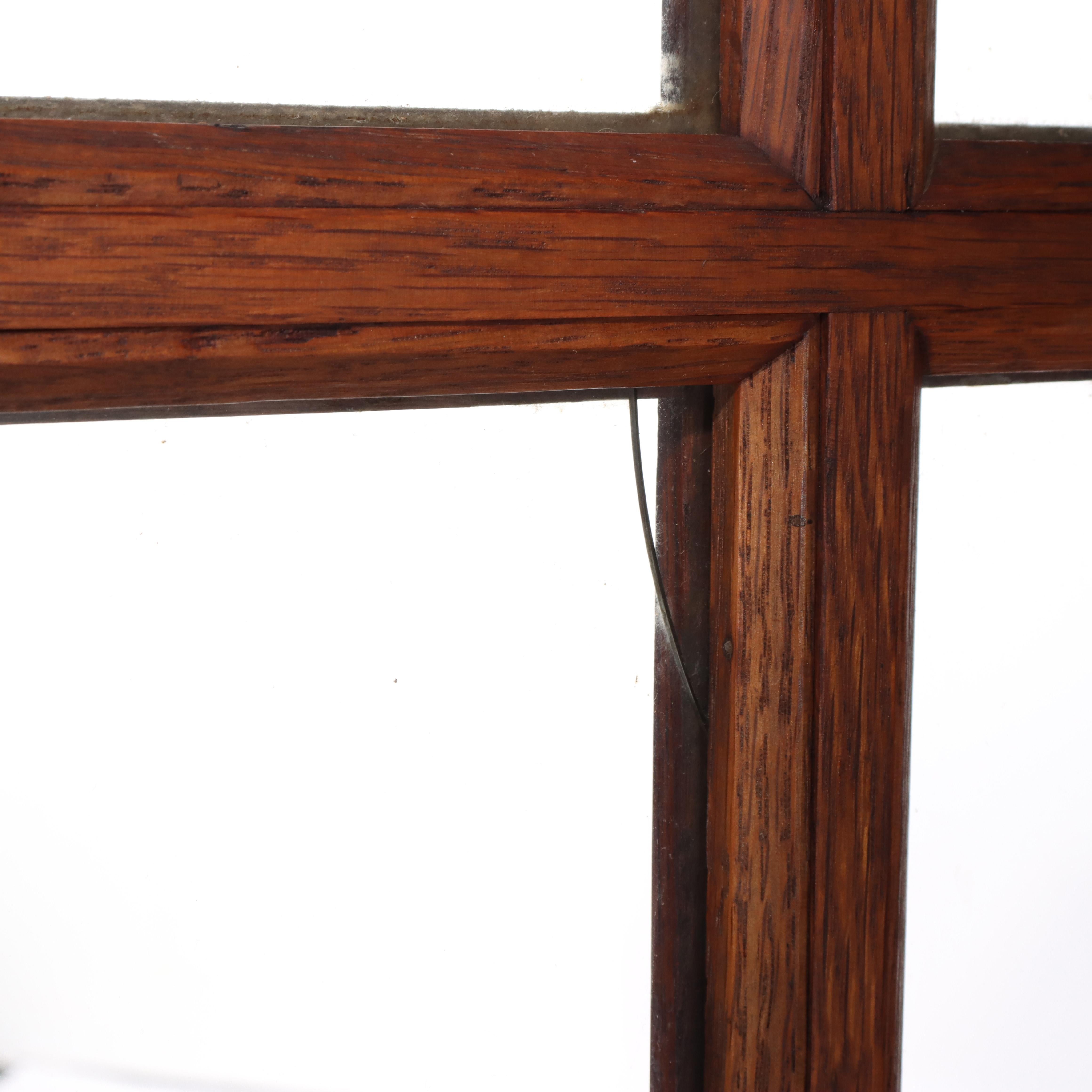 Antico Gustav Stickley attr. Libreria a due ante in Oak Arts & Crafts C1910 in vendita 2