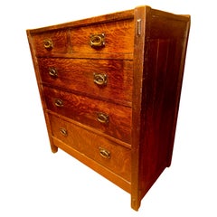 Antique GUSTAV STICKLEY Chest of Drawers from 1916.  Signed! - W7960   SALE 20%