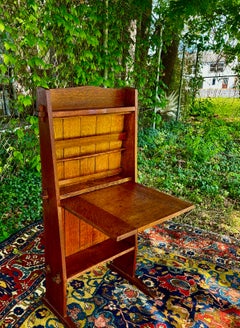 Antique Gustav Stickley drop front desk W8373